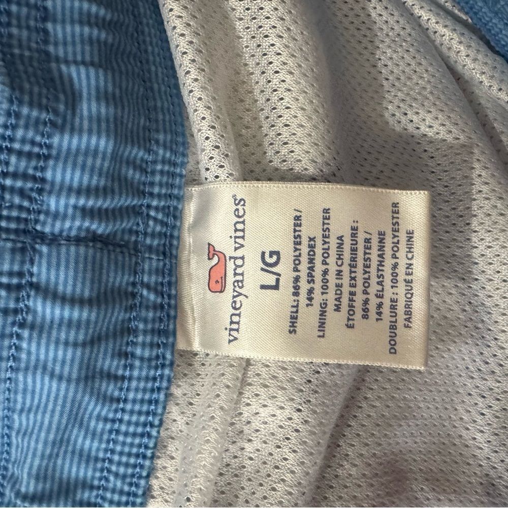 Vineyard Vines Blue Patterned Drawstring Swim Tru… - image 4